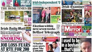 What the papers say: Saturday's front pages
