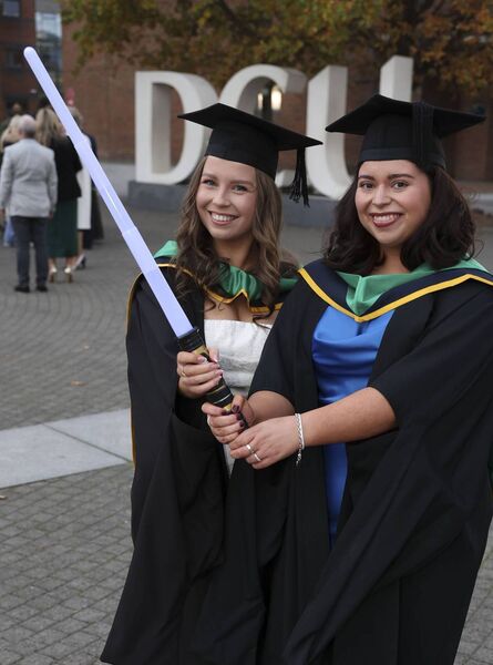 Aiste Sabaliauskaite, Dublin with Rebecca Nolan, Newbridge who recieved a MS in Psychology and Wellbeing 