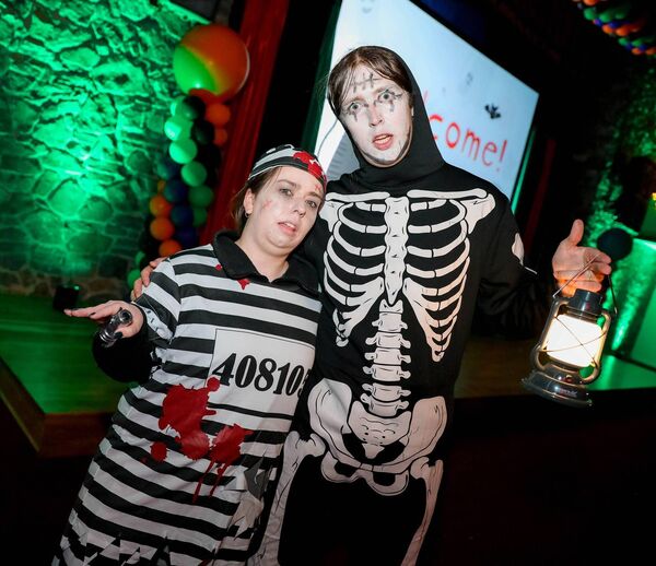 Volunteers at Boo for Barretstown Halloween Event 
