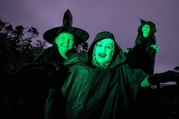 Volunteers at Boo for Barretstown Halloween Event 