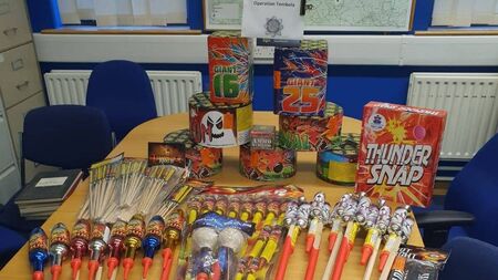 Fireworks fired at Naas homes