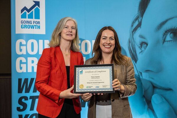Sinead Lonergan from Enterprise Ireland with Fiona Uyema of Fused by Fiona Uyema