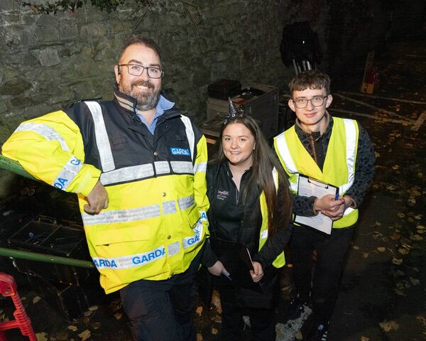 Sean O Mahony, Ella Robinson and Cathal Burke