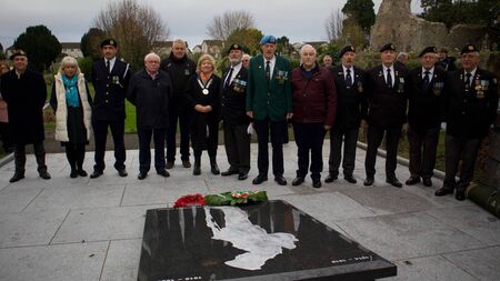 Athy pauses to honour military dead