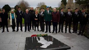 Athy pauses to honour military dead