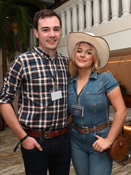 Enjoying Macra Na Feirme 80th annual rally with country entertainment at Lawlors of Naas were David Kelly and Elaine Birchall Photo: Jimmy Fullam 