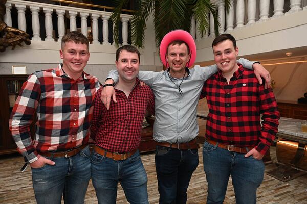 Paddy Downey, John Lynch, Mark Maguire and Karl Vaughey 