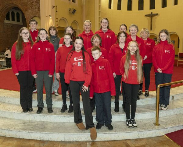 Athy Sing and Sign group who took