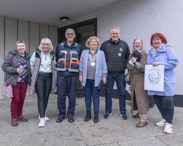 Ger O'Neill, Patricia Berry, Jimmy Byrne, Aoife Breslin, Brian Dooley, Muriel Hendy and Breda Gavagan Ger O'Neill, Patricia Berry, Jimmy Byrne, Aoife Breslin, Brian Dooley, Muriel Hendy and Breda Gavagan