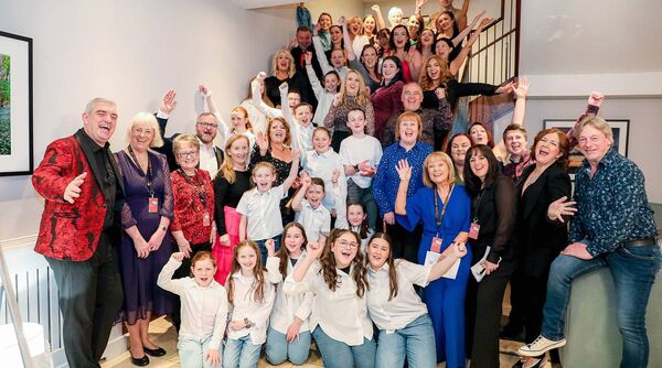 Cast and crew of Clane Musical and Dramatic Society