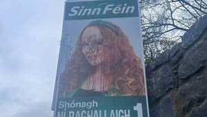 Election posters vandalised in Monasterevin