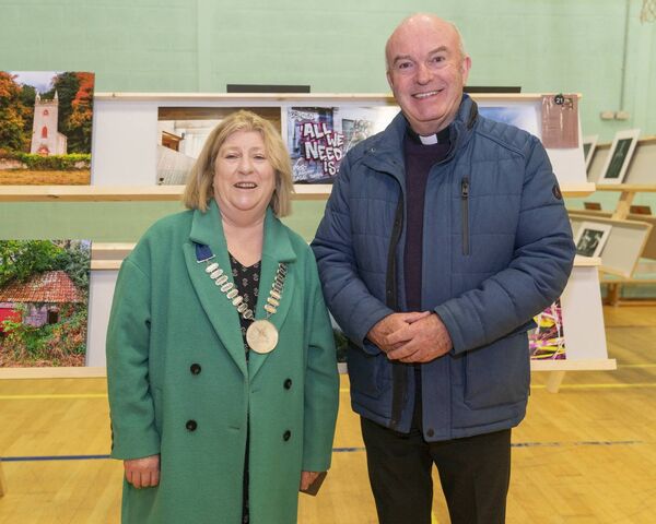 Aoife Breslin and Fr Liam