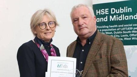 Kildare psychiatric nurse receives life achievement award