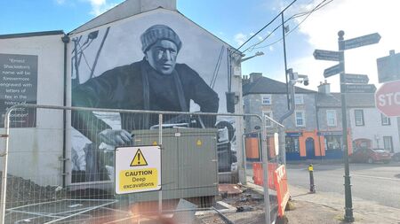 Athy junction box may be 'incorporated' in Shackleton mural 