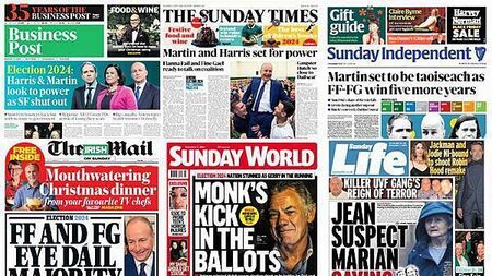 What the papers say: Sunday's front pages