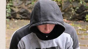 Cailean Crawford storms out of dock after being convicted of murdering grandfather