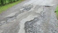 Warning signage proposed for subsiding Kildare road