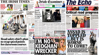What the papers say: Monday's front pages