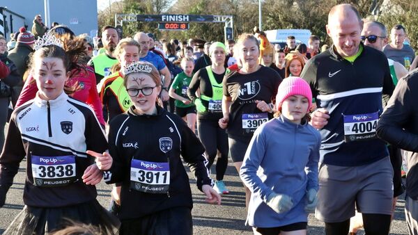 Up to 550 participants took part in the Run, Run Rudolph! event Up to 550 participants took part in the Run, Run Rudolph! event