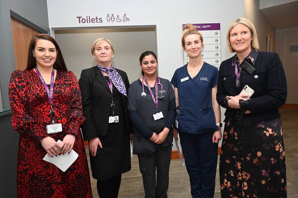 Rotary Club Remberence Tree Hazel Swords, Liz Gray, Adeela Masood, Yvoinne Buggy and Ruth McManus Photo: Jimmy Fullam 