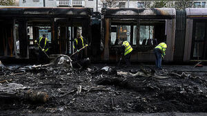 Man (62) accused of setting a Luas on fire during Dublin riots appears in court