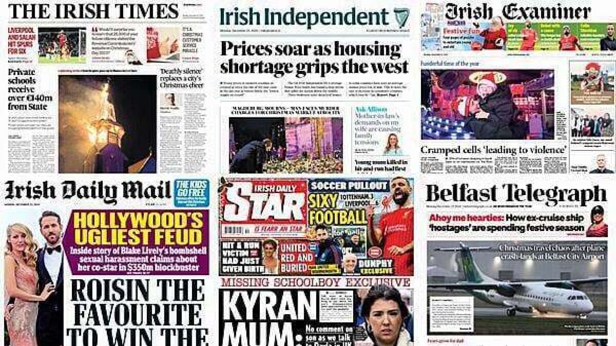 What the papers say: Monday's front pages