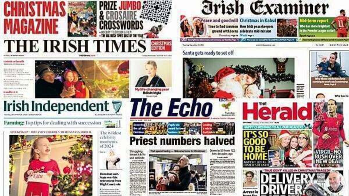What the papers say: Tuesday's front pages
