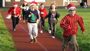 Kilcullen kids end school year with Christmas dash