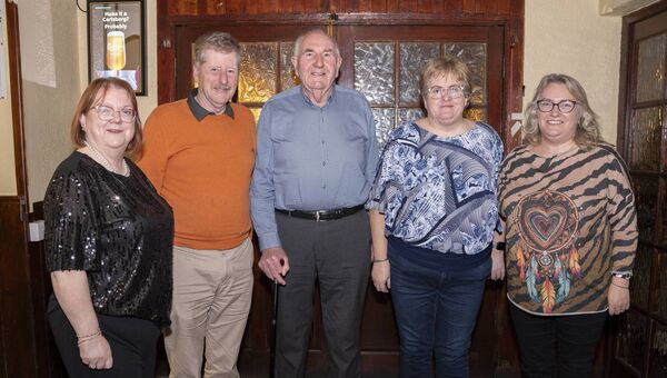 Andrea Mulhall, Pat Fleming, Paddy Joe Ryan, Wendy Hendrick and Mairead Martin Andrea Mulhall, Pat Fleming, Paddy Joe Ryan, Wendy Hendrick and Mairead Martin