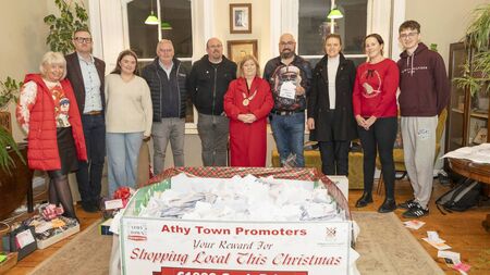 Athy shopper wins €1,000 from town promoters draw