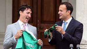 Justin Trudeau ‘achieved a lot for Canada’, Leo Varadkar says