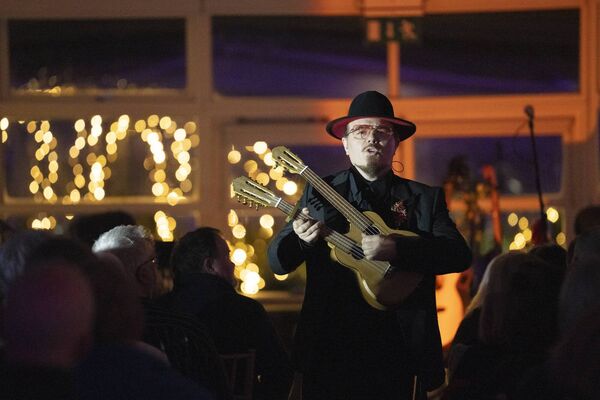 Jack L performs through the crowd at the Clanard Court Hotel Jack L performs through the crowd at the Clanard Court Hotel
