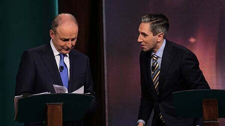 Opinion poll shows rise in support for Fine Gael and Fianna Fáil
