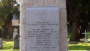 Anniversary of the Curragh Camp Civil War executions