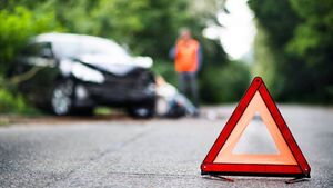 Van found to have four bald tyres after Kildare crash 