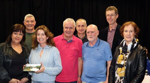 The cinema team being presented with a Kilcullen Community Award. The cinema team being presented with a Kilcullen Community Award.
