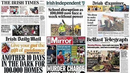 What the papers say: Monday's front pages