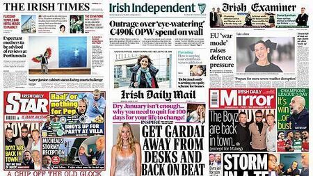 What the papers say: Wednesday's front pages
