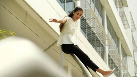 Drunk woman tried to slide down banisters in local hotel