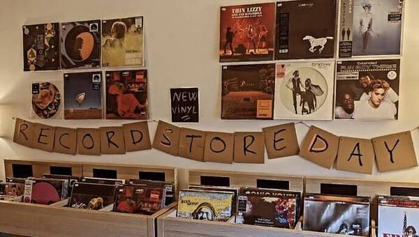 The Record Rack, Naas on Record Store Day last year The Record Rack, Naas on Record Store Day last year