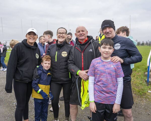 Jane Walsh, Sam Lawler, Majella Doyle, Jimmy Lawler, Ron and Riley Nolan