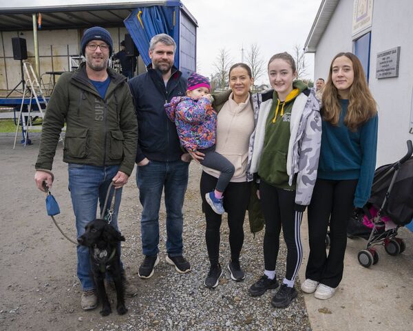 Padriag Cosgrave, Marley, Cormac and Amber Cogan, Sarah Kane, Amelia Cosgrave and Sofia Frusci