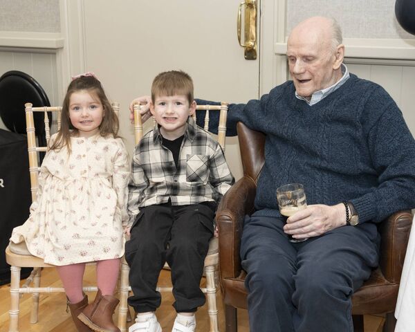 Great Grandchildren Laragh, Rohan with Cha
