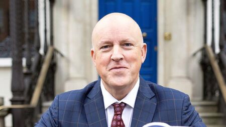 Kildare's Aubrey McCarthy takes a seat in the Seanad