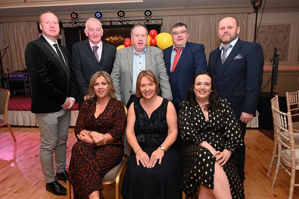 Dom Grufferty, Willie Keatley, Michael Grufferty, Junior Miley, Niall Connolly, Chairperson Pamela Grufferty, Celine Reynolds and Ann-Marie Foley