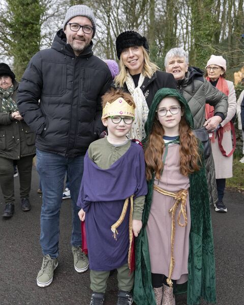 Padraig, Lorraine, Danny and Ada Kearney