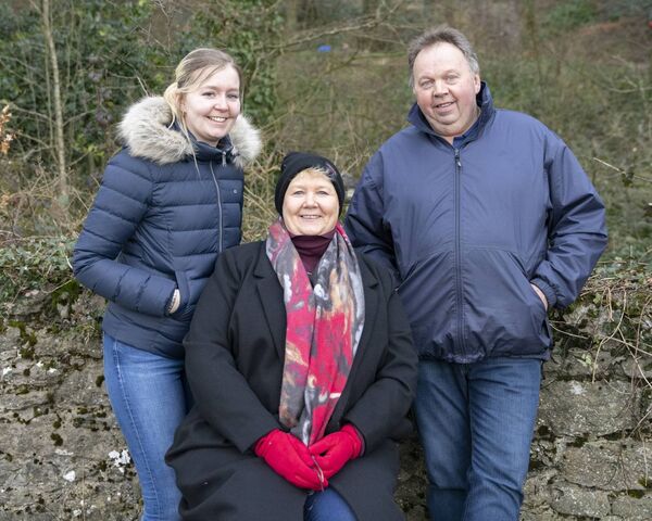 Lisa, Margaret and Michael Dunne