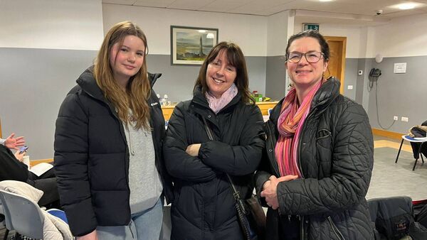 Katarina, Miriam Taaffe and Irene Bond.