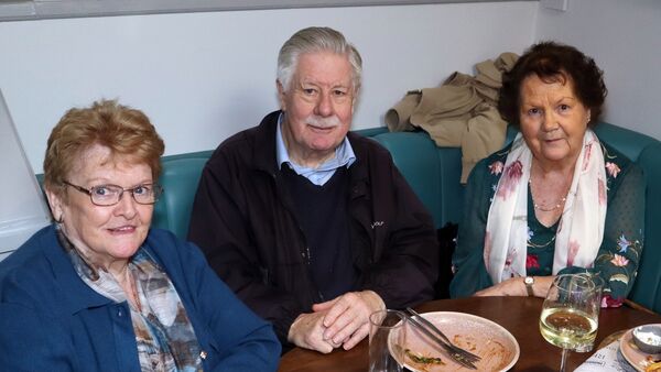 Anne Dowling, Bob Webster, Betty McCrossan.