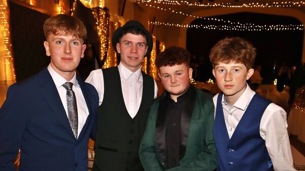 Archie Galvin, Jack Cronin, Darragh Keenan and Jack Sammon.